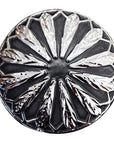 1.25 Inch HILASON Western Screw Back Concho Black Saddle & Tack