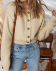 Sofia Front Cropped Cardigan Sweater