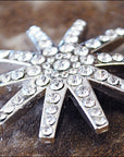 Western Screw Back Concho Clear Spur Bling Headstall Tack Cowgirl