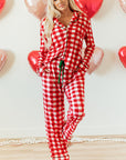 Estrella Christmas Plaid Print Shirt