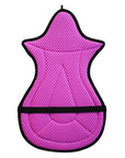 Hilason Anti Slip Cushion Grip Saddle Seat Cover With Cushion Raspberry