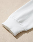 Kaitlyn Patched Drop Shoulder Sweatshirt