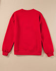 Clementine Print Valentines Heart Sweatshirt