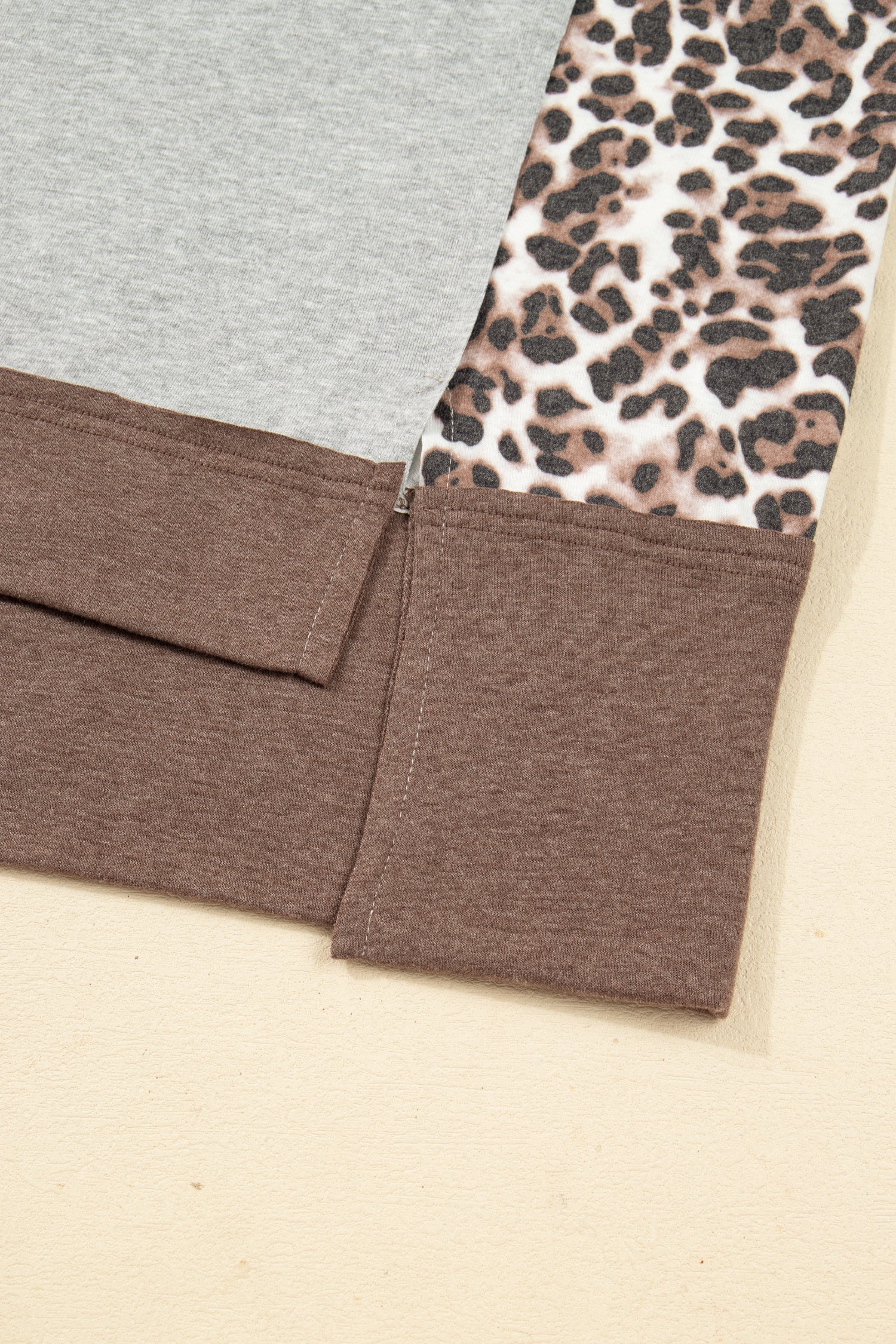 Camila Block Patchwork Dolman PLUS Sweatshirt