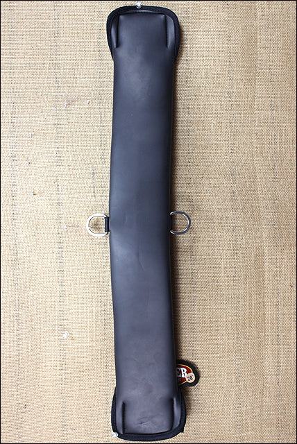 30 Inch Weaver Leather Horse Size Black Neoprene Sleeve Straight Cinch Girth