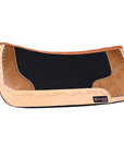 Hilason Western Wool Felt Horse Saddle Pad W/ Leather Along Boder