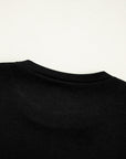 Judith Solid Exposed Seam Long Sleeve Top