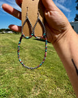 Teardrop Earrings – Sterling Silver Pearl & Sea Sediment