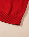 Isabella Sleeves Christmas Turtleneck Sweater