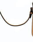 HILASON Western Horse Headstall Breast Collar Set Tack Genuine American Leather Plain Tan