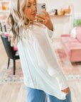 Gwen Sleeve Dolman Blouse Long Sleeve Top