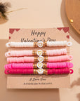 Maeve Valentine Heart Beaded Bracelet