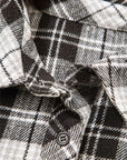 Plaid Chest Pocket Long Sleeve Buttoned Shirt