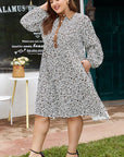 Ayah Sleeve Loose Mini PLUS Dress
