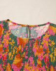 Anna Smocked Ruffled Mini Dress