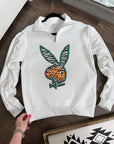 Western Bunny Quarter Zip