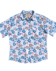 Lightweight Tahitian White Pareu Cotton Poly Blend