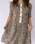 Aisha Sleeve Loose Mini Dress