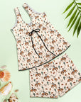 Baha Ranch Rodeo Cowboy Womens Western Tankini Shorts Set