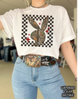 Camo Bunny Tee or Crewneck