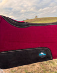 Merlot Luxe Pony Contoured Felt Top/Fleece Lined Saddle Pad