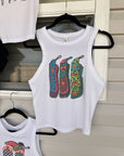 Cowgirl Chaps Cropped Tank
