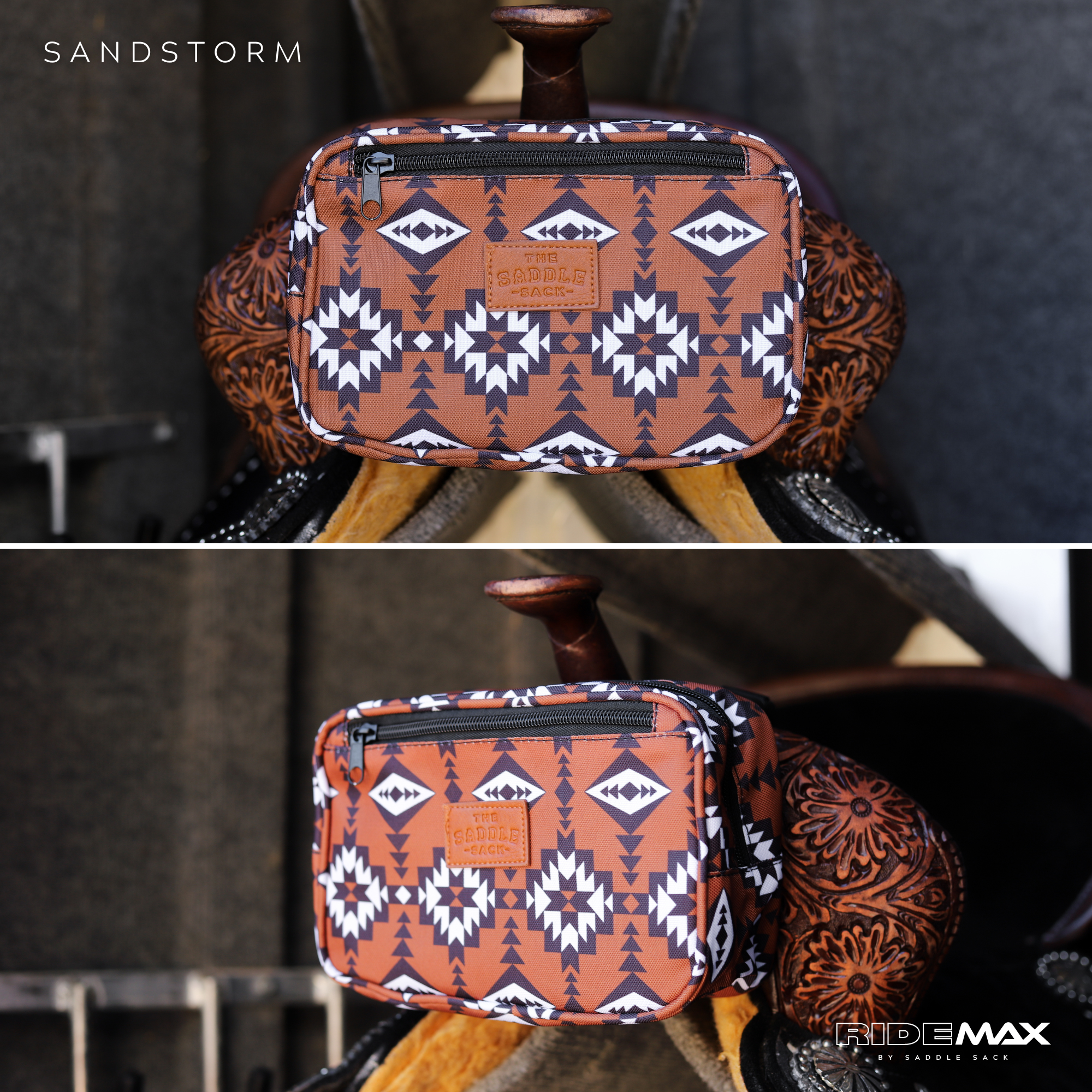 Clip-On Pommel Saddle Bag For Hands-Free Riding Essentials And Quick-Access Accessories