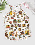 Baha Ranch Vintage Cowgirl Collage Western Tank Top