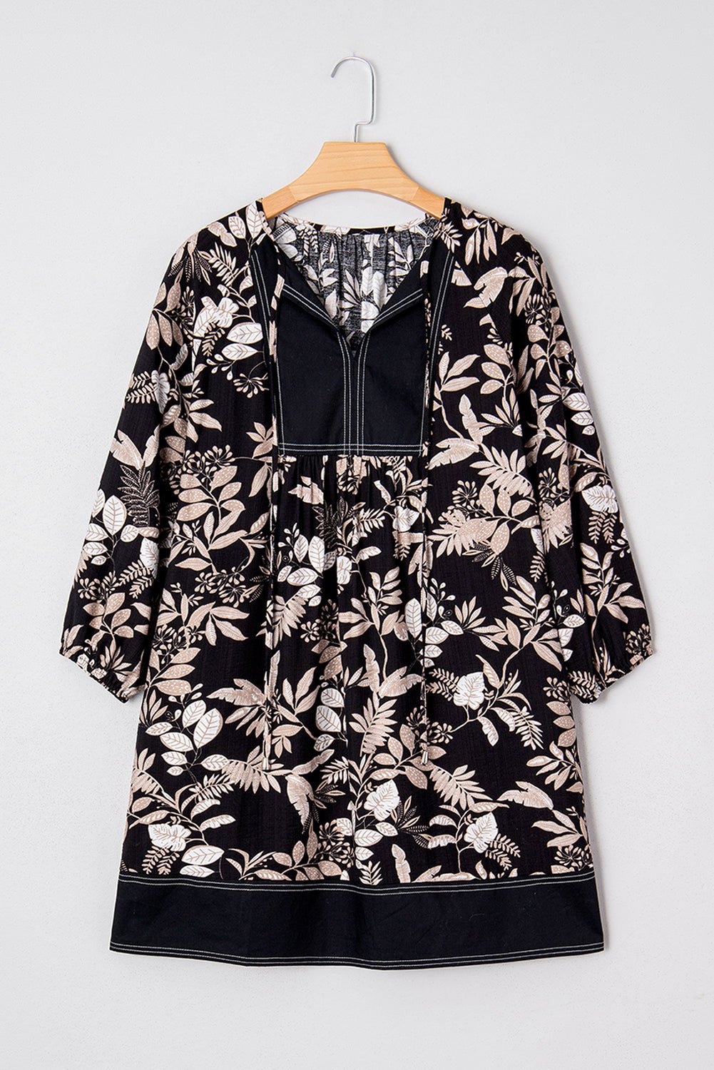 Zaria Print Loose Mini Dress