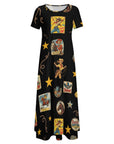 Baha Ranch Vintage Cowgirl Collage Western Dress
