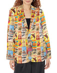 Baha Ranch Women's Vintage Rodeo Poster Blazer