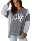 Payton Uneven Hem Chic Sweatshirt