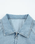 Abigail Collared Zip Up Jacket