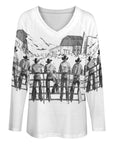 Baha Ranch Western Ranching Long Sleeve Top
