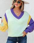 Colette Knitted Drop Shoulder Sweater