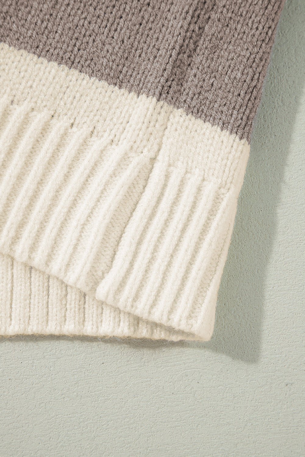 Livia Colorblock Loose Pullover Sweater