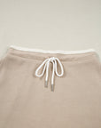 Valerie Cropped Pullover Drawstring Skirt Set