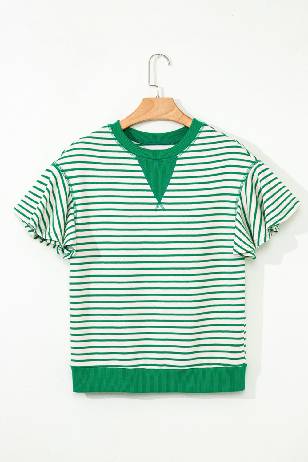 Sol Ruffle Short Sleeve Top