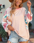 Abigail Block Patchwork Oversized Top