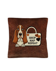 Baha Ranch Basset Hound Shop Nap Repeat Pillow Case Made in America
