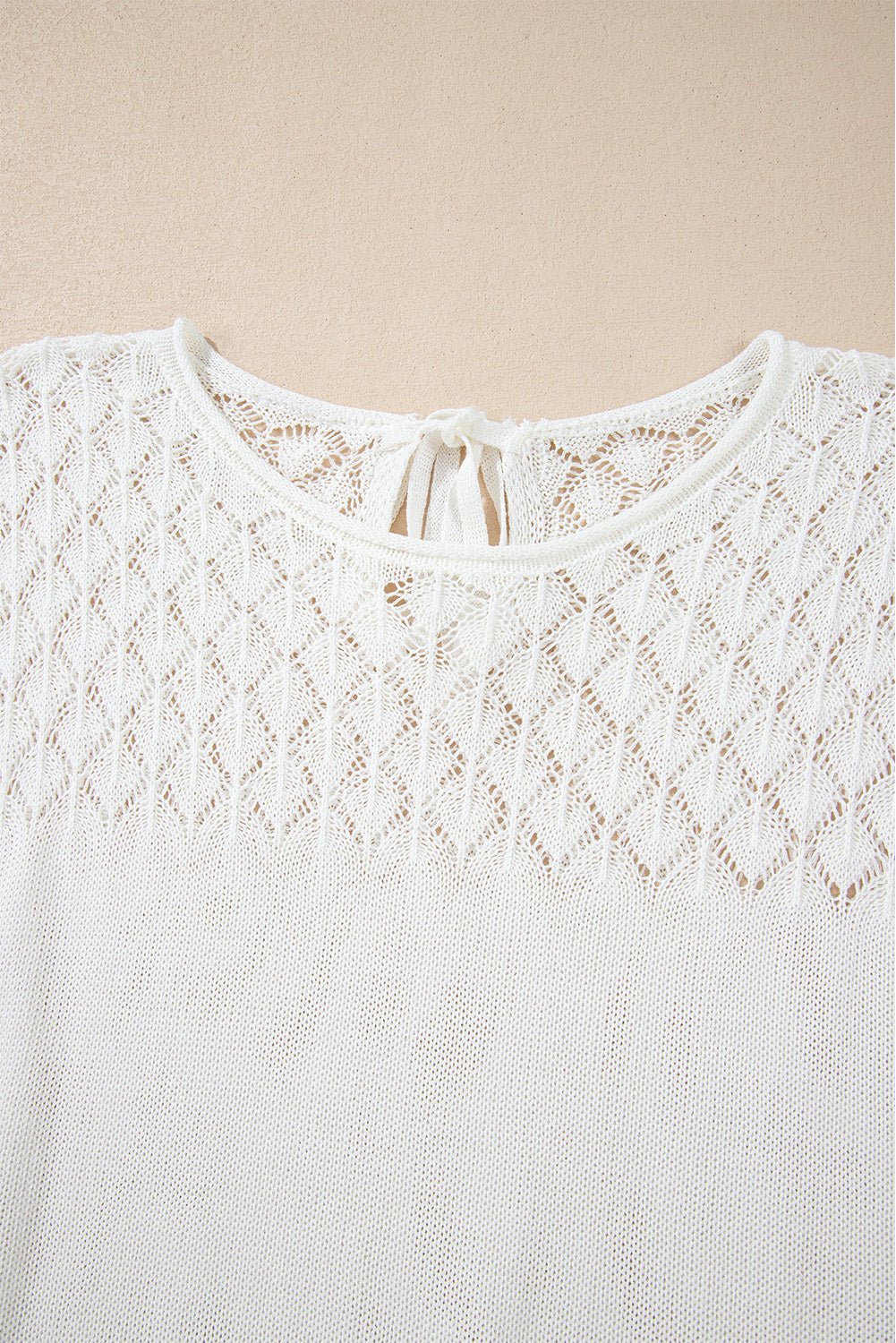 Miracle Back Short Sleeve Sweater
