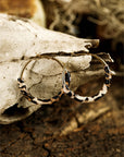 Lettie Plated Detail Hoop Earrings