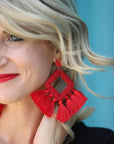 Ellie Fringe Drop Earrings