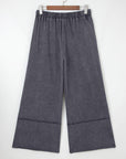Floral Patch Mineral Wash Terry Knit Pants
