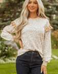 Aimee Detail Ribbed Trim Sweatshirt