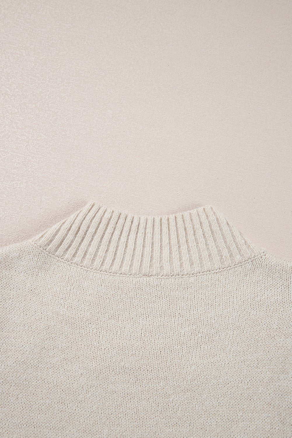 Mila Beaded High Bodycon Sweater