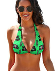 Baha Ranch Yeehaw Neon Bikini Top