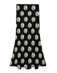Baha Ranch Turquoise Silver Concho Maxi Skirt
