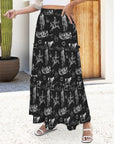 Baha Ranch Ranch Life Western Tiered Prairie Maxi Skirt
