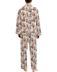 Western Cowboy Santa Christmas Men's Pajamas